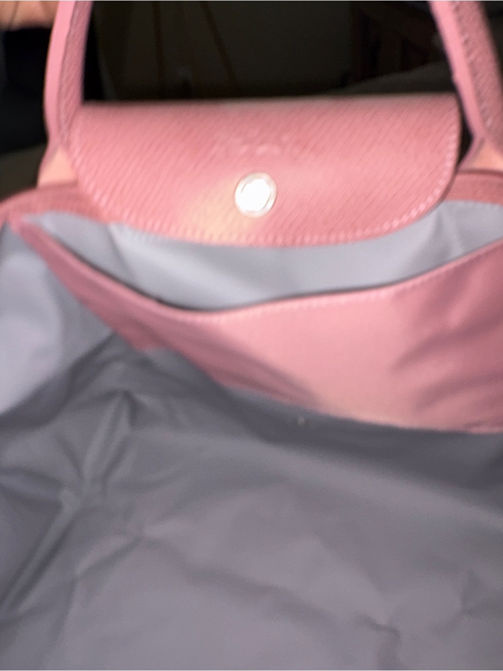 Longchamp Le Pliage Recycled Large Tote - Petal Pink - Picture 10 of 14